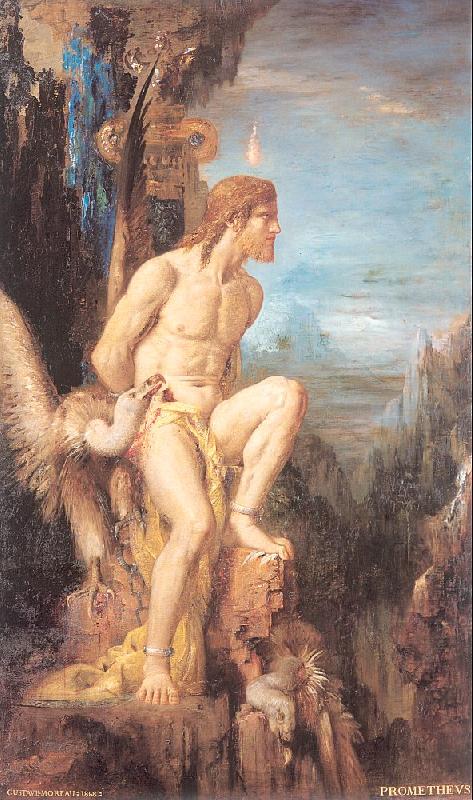 Gustave Moreau Prometheus Sweden oil painting art